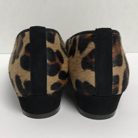 Sesto Meucci Leopard Print Calf Hair Shoe Size 8 N - Picture 4 of 8